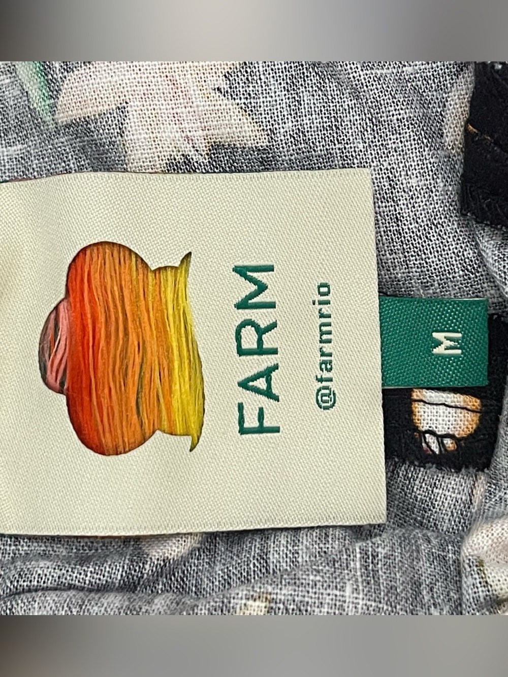 Farm Rio Cocoa Paradise Shorts - Size M - Picture 4 of 4